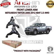 #ANSHIN#JAPAN FRONT LOWER ARM MITSUBISHI TRITON 2006-2012 KB4T 2.5 4WD (MIA-4013A088/MIA-4013A087)