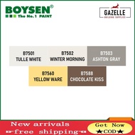 （In stock） fast shipping Boysen Permacoat Semi-Gloss Latex Paint Tulle White B7501- 1 Liter
