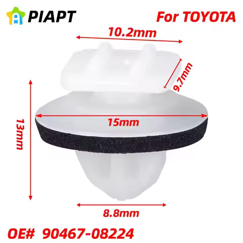 20Pcs OE# 90467-08225 Exterior-Wheel Fender Flare moulding Clip For TOYOTA CH-R RAV4 Yaris