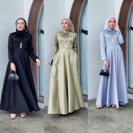 EILEEN SATIN MATTE DRESS