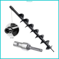 RPAN Garden Auger Drill Adapter Drill Chuck Adapter for Impact Driver Hammer Drill