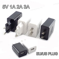 5V 1A 2A 3A Travel USB Adapter Phone Charger Power Supply Adapter Wall Desktop Charger Charging Powe