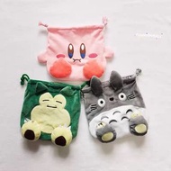 寵物小精靈 收納袋 索繩袋 化妝包 雜物袋 Pokemon 卡比獸 龍貓 宮崎駿 totoro 星之卡比 kirby