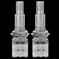 ARREBUL 2PCS Bass Guitar Potentiometer, B50K Value Mini Size Concentric Potentiometer, Premium Multi