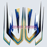 Striping Decal Polet Sticker Yamaha RX S Special RXS 97 1997 White Fullset