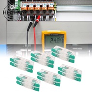 HEEPDD 10Pcs 2 in Out Wire Connector Copper Quick Compact Conductor for 0.5 to 6mm ² 10 20AWG