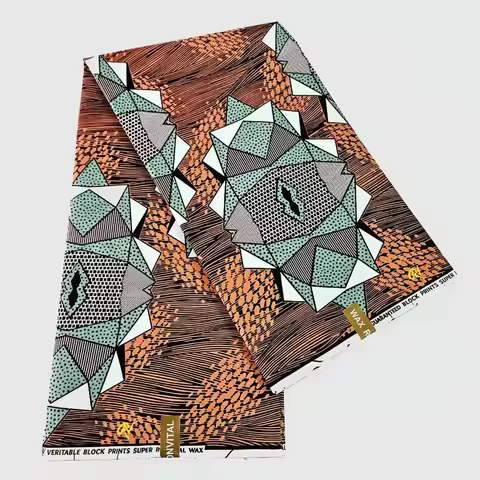 Item No.A2-1 Choose popular wax block printed fabric 100% cotton textile