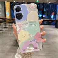 New Fashion Casing OPPO Reno10 Pro / Reno 10 Pro+ 5G 2023 Soft Case Smile Love Card Bag TPU Silicone Cover Handphone Case Oppo Reno10Pro+