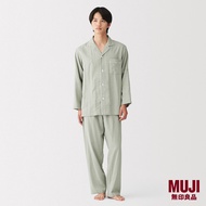 MUJI Men Side Seamless Double Gauze L/Slv Pajamas S26