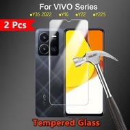 1/2/3/5Pcs Screen Protector For VIVO Y35 Y16 Y22 Y22S Y77E Y02S Ultra Slim Clear Anti-Scratch 2.5D 9