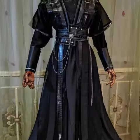 ABC123Mo Ran cosplay , ancient costume, black , Xiao Ce, Chang Geng, Gu Yun, Zhou Hui, Jin suit, Hei