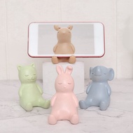 Small Animal Mobile Phone Stand Ornaments Modern Simple Desktop Cute Cartoon Bracket Home Decorations Simple Mobile Phone Stand Mobile phone holder Decoration Mobile Phone Stand Display Stand