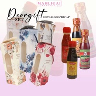 【1SET】Doorgift Box Kicap/Doorgift Kahwin Murah/Kotak+SOS/KICAP MINI/SOS MINI/Tw5843-E-Box+Sos