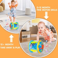 Baby Toys 6 to 12 Months 4 in 1 Baby Musical Ocean Rotating Toys Light Up Infant Toys  Baby Gifts To