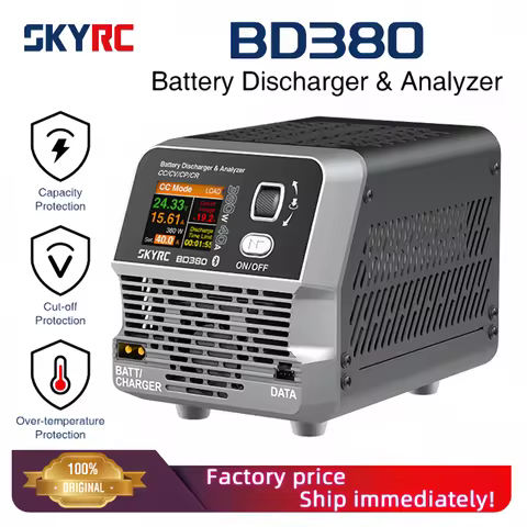 SkyRC BD380 Battery Discharger Analyzer 380W 40A 30V Four Modes CC/CP/CR/CV Battery Burst PowerBoost