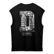 Code G83P DEATHLESS SL DJALL SL SERIES SINGLET T-SHIRTS