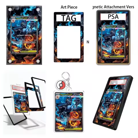 Art Display for Pokemon Prismatic Evolutions Mega Chariza Anime Expand Art Fans Gift Recyclable Acry