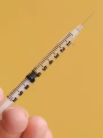 Sample Pack 5Pcs/10Pcs 0.3ml 0.5ml 1ml U-100 insulin Syringe Sterile With Needle For Pets Dog Sheep 