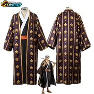 Trafalgar Law Cosplay Costume Anime One Piece Wano Country Law Kimono Uniform Full Set Halloween Car