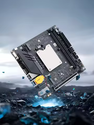 ERYING ITX Gamer Motherboard combo kit 12th Gen CPU Core i9 12900HK 14C20T DDR4 PCIe 4.0 M.2 RJ45 2.