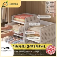 Laci Almari Boleh Disusun - Kotak Simpan Baju, Almari Kotak Simpanan & Teratur | Stackable Closet Or