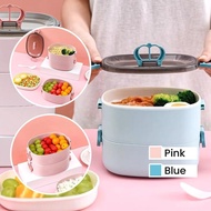 Lunchbox bekas makanan tahan panas Bekal Makanan Sekolah Pejabat Kerja Tupperware lunch box