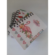 Flamingo Mini Spiral Memo Book MSF01-MSF03 Notebook