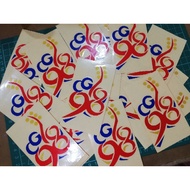 Sticker Logo Sukan Komanwel 1998 for Ltd Helmet Stiker Helmet LTD
