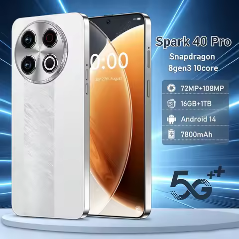 2026 New High Quality spark 40 pro original intelligent dual card dual standby system 7800mAh batter