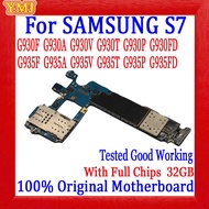 100% Tested Good Working For Samsung Galaxy S7 G930FD G930F G930V G935F G935FD Motherboard Original 