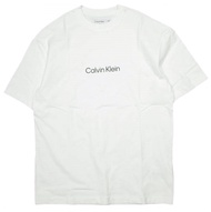 二手Calvin KleinCalvin KleinLogo 寬鬆圓領 T 卹，40HM228，XS，白色，短袖上衣。