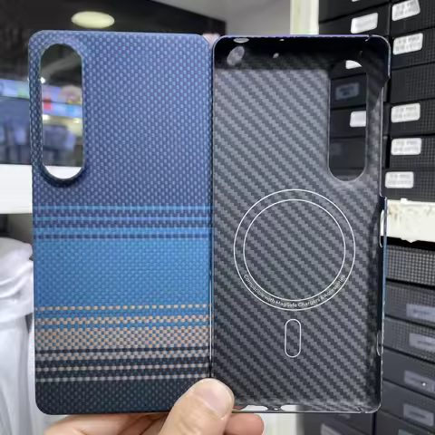 Case for Sony Xperia 1-VII 1-VI Real Carbon Fiber Shockproof Protective Cover for Sony Xperia 1VII C