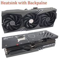 with Backplane with Backplane For MSI Geforce RTX 4080 4090 GAMING X TRIO Video Card Heatsink With B
