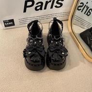 Leather Platform Shoes - Gothic Punk Lolita Inspired | Women's