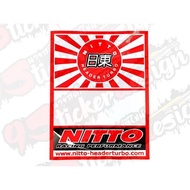 สติ๊กเกอร์NITTOป้ายสนามงานไม่สะท้อนแสง(จำนวน1แผ่น)