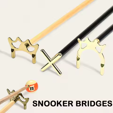 1Pc 3Pcs Golden Snooker Pool Cue Bridge Resting The Cue Snooker Billiard Accessories Snooker Positio