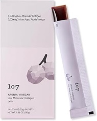 107 ARONIA Vinegar Low Molecular Collagen | Collagen Jelly Stick, Vitamins, Hyaluronic Acids, Probio