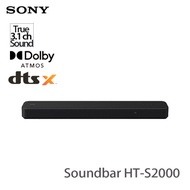 SONY HT-S2000//C 3.1 聲道 Soundbar 配備全新開發的上混音器，可帶來 3D 環迴立體聲體驗