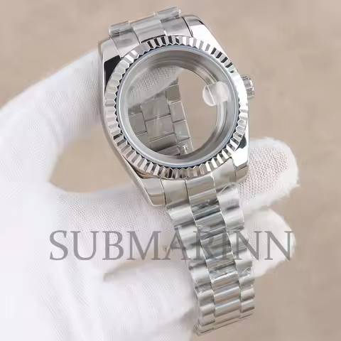 36mm 39mm Solid Stainless Steel Case Bracelet Strap For Seiko NH35 NH36 DATEJUST Movement 28.5MM Dia