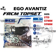👍ASHUKA AVANTIZ / SOLARIZ 59mm/57mm/Std Gasket Topset EGO AVANTIZ Head FRCM COPPER TEMBAGA BESI Bloc