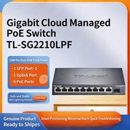 TP-Link TL-SG2210LPF 8 Port PoE Switch Gigabit 2.5G SFP Cloud Managed CCTV Network Switch 6kV Lightn