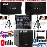 ** Grosir Paket Sound System BMB Speaker BMB 12 inch + Sub BMB 15 Inch