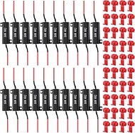 Xuhal 20 Pack 50W 6ohm Load Resistor Turn Signal LED Resistor Kit Fix Fast Flash Blink Error Code Fl