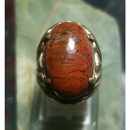 MERAH Red Jasper Agate Ring