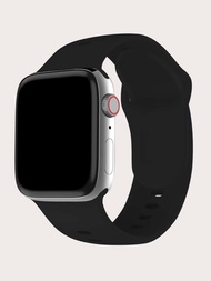 Correa de reloj de silicona liso compatible con Apple Watch