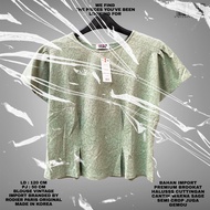 RODIER PARIS ORIGINAL/BLOUSE IMPORT PREMIUM/CROP BLOUSE SAGE/KOREAN BLOUSE/KOREAN LOOK/KOREAN STYLE/