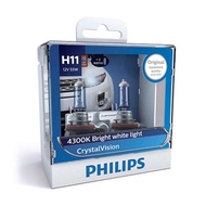 PHILIPS Crystal Vision 4300K H11 Car Light Bulb