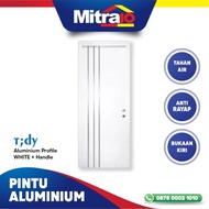 Tidy Pintu Aluminium Profile White 70X200Cm L