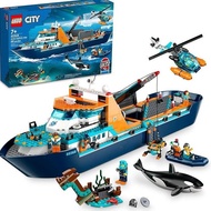 LEGO City Arctic Explorer Ship 60368 Building Toy Set,
