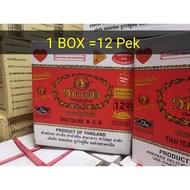THAI RED TEA ORIGINAL 1 BOX 12 PEK VANILLA FLAVOUR READY STOCK TERMURAH READY STOCK
